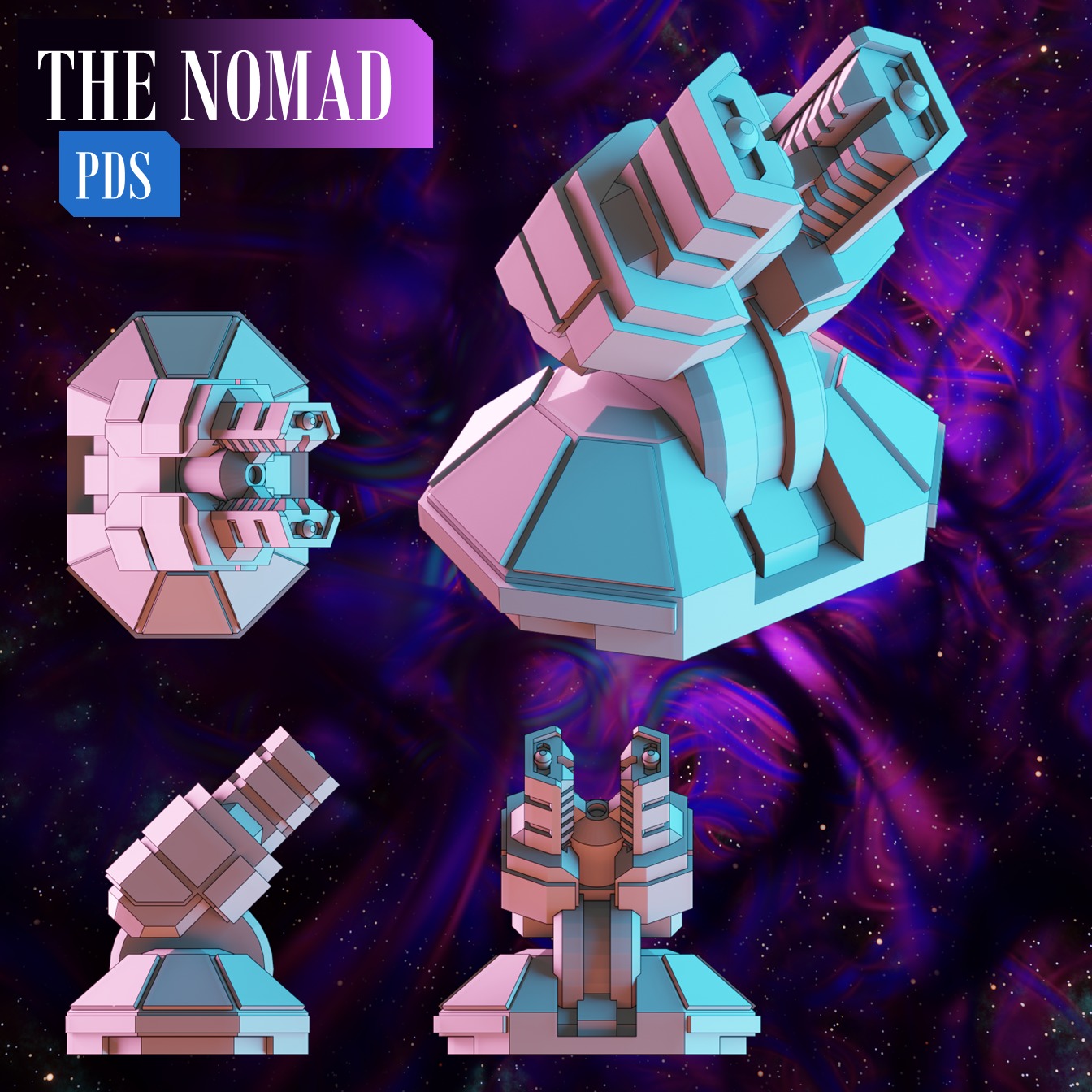 Twilight Imperium - The Nomad - print models 3D print model 3D print model_3
