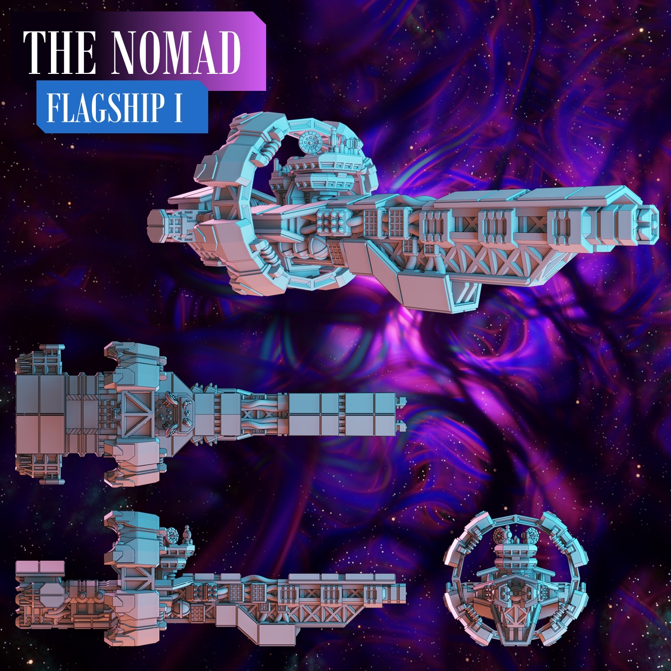 Twilight Imperium - The Nomad - print models 3D print model 3D print model_4