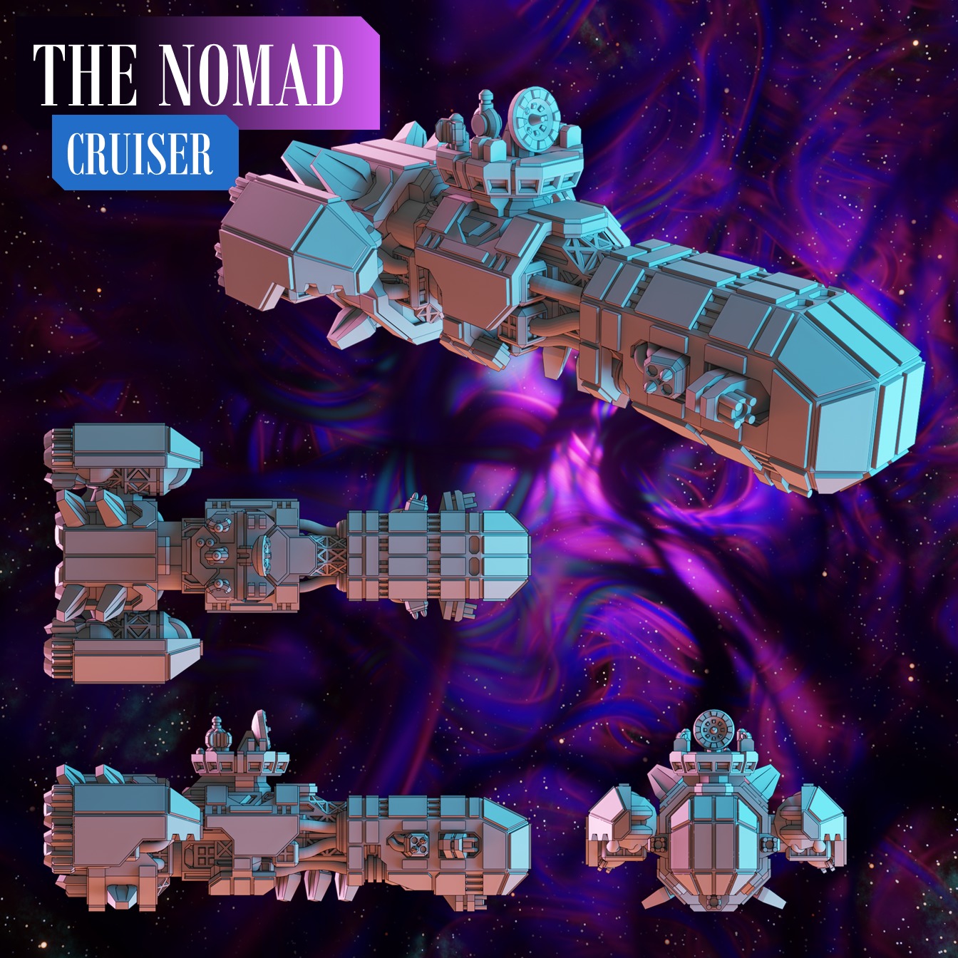Twilight Imperium - The Nomad - print models 3D print model 3D print model_8