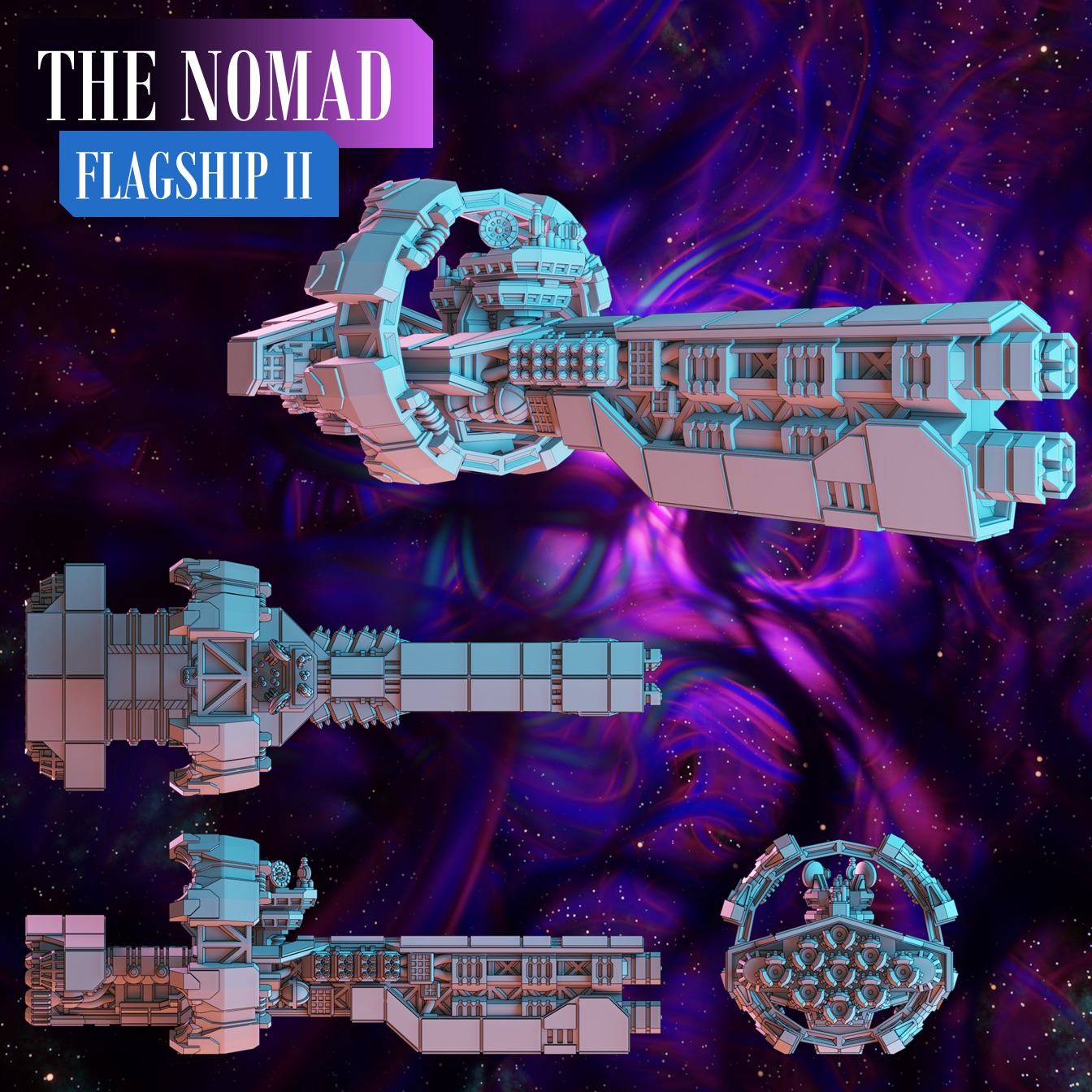 Twilight Imperium - The Nomad - print models 3D print model 3D print model_5