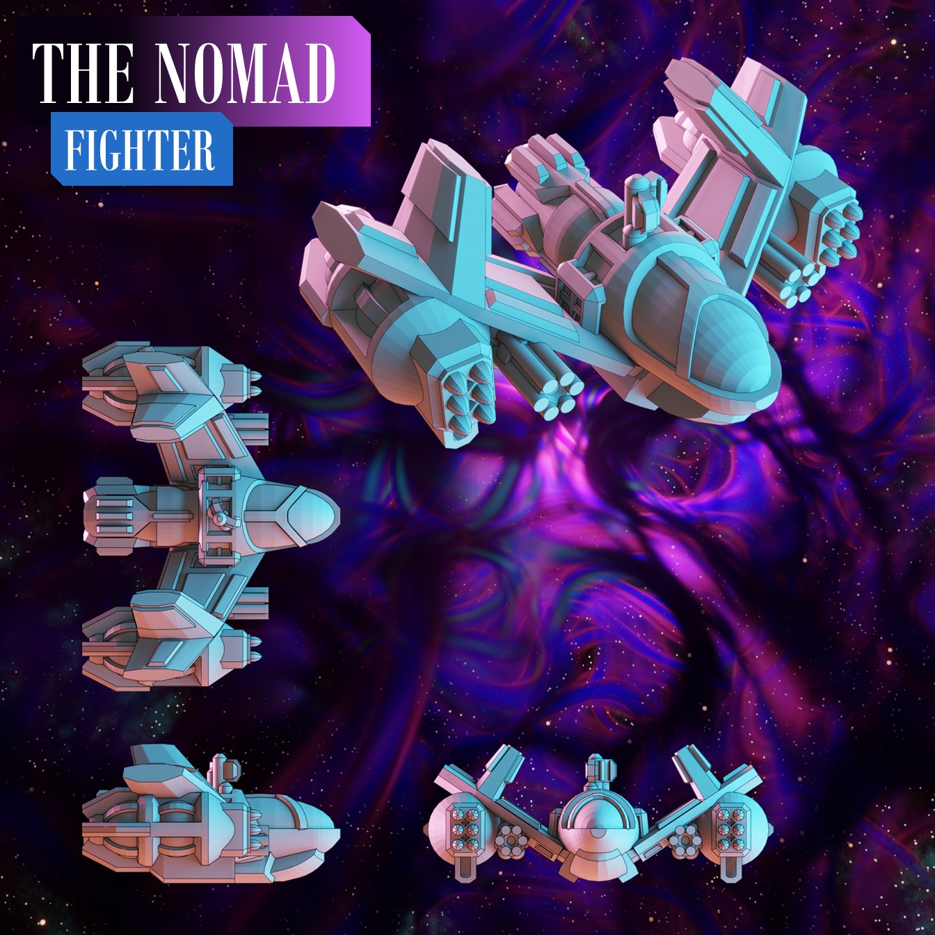 Twilight Imperium - The Nomad - print models 3D print model 3D print model_10