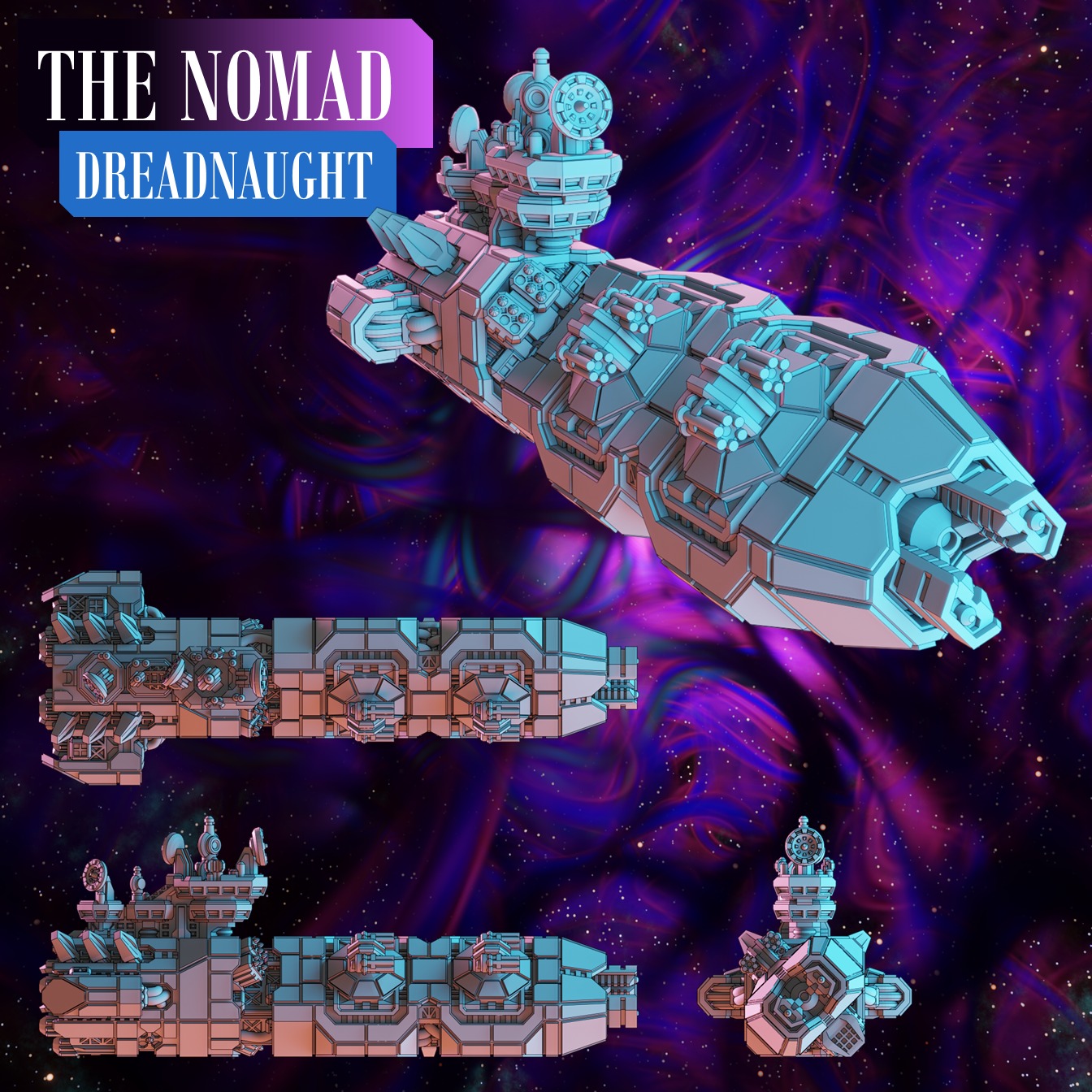 Twilight Imperium - The Nomad - print models 3D print model 3D print model_6