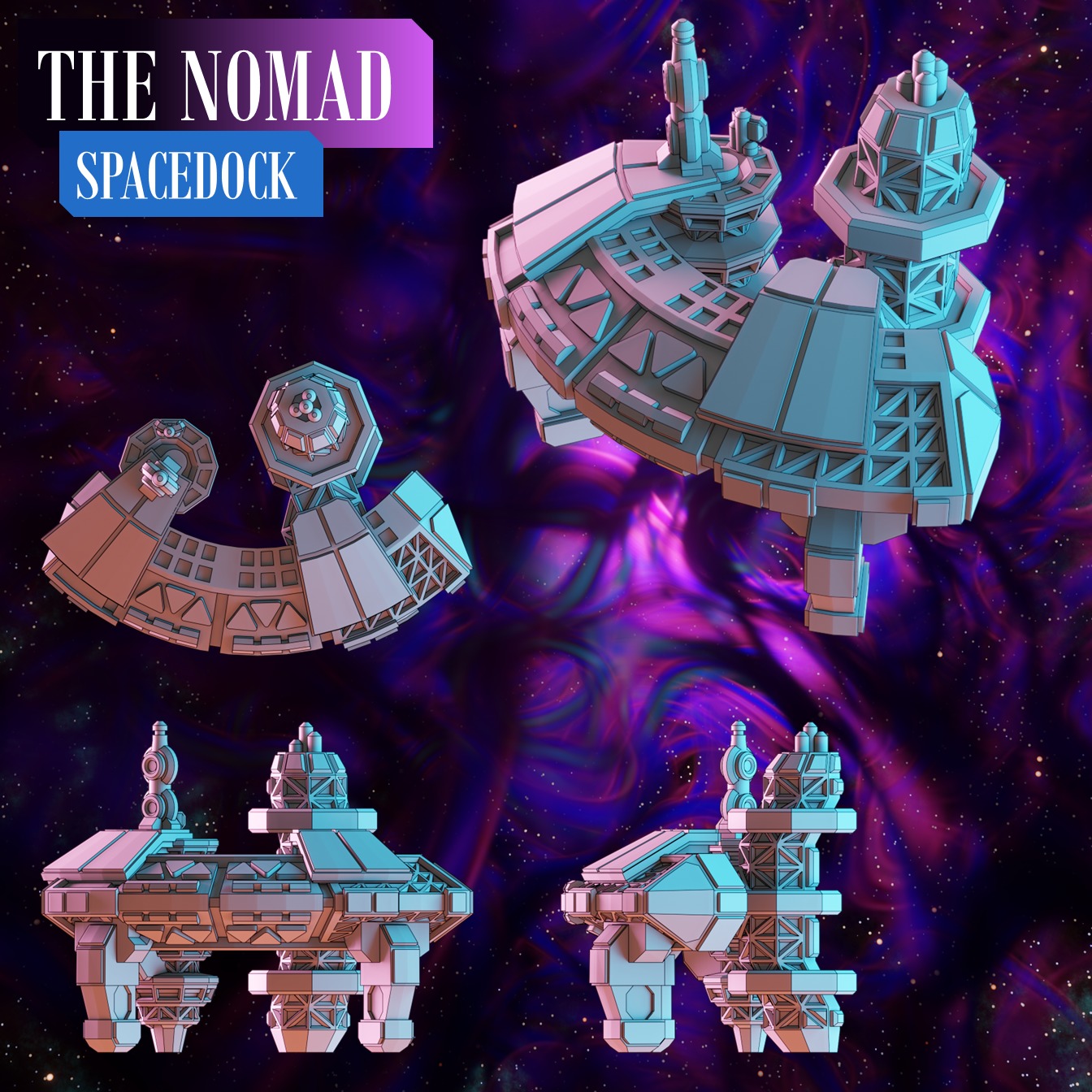 Twilight Imperium - The Nomad - print models 3D print model 3D print model_11