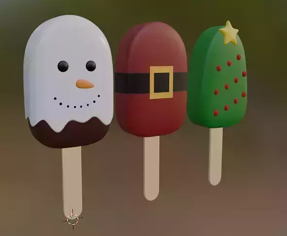 Christmas popsicles