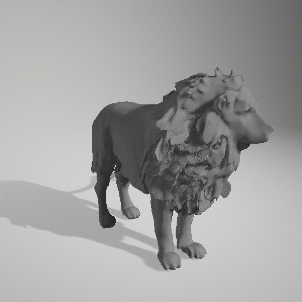 68 Animals figure for 3D Printing 3D print model_43