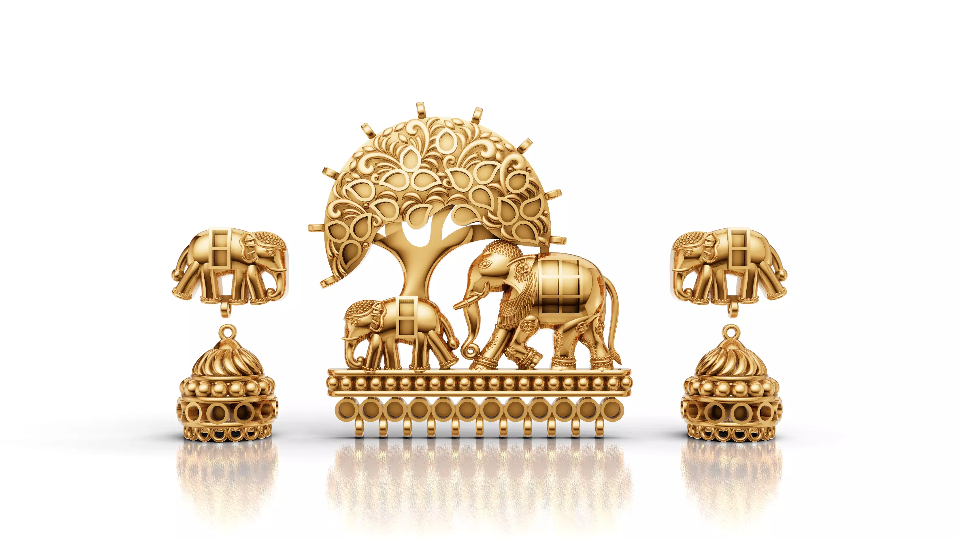 jadau necklace 3D print model_0