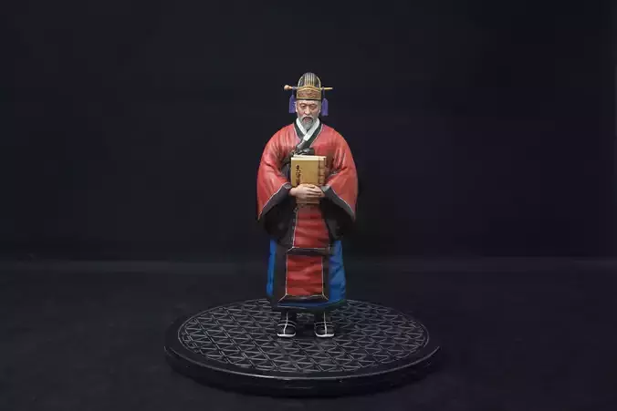 3D Printable Model of Heo Jun Legendary Korean Physician