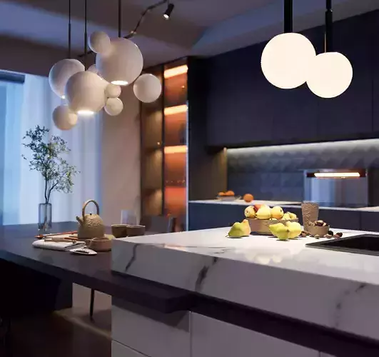 Modern Dining Room D5 Render