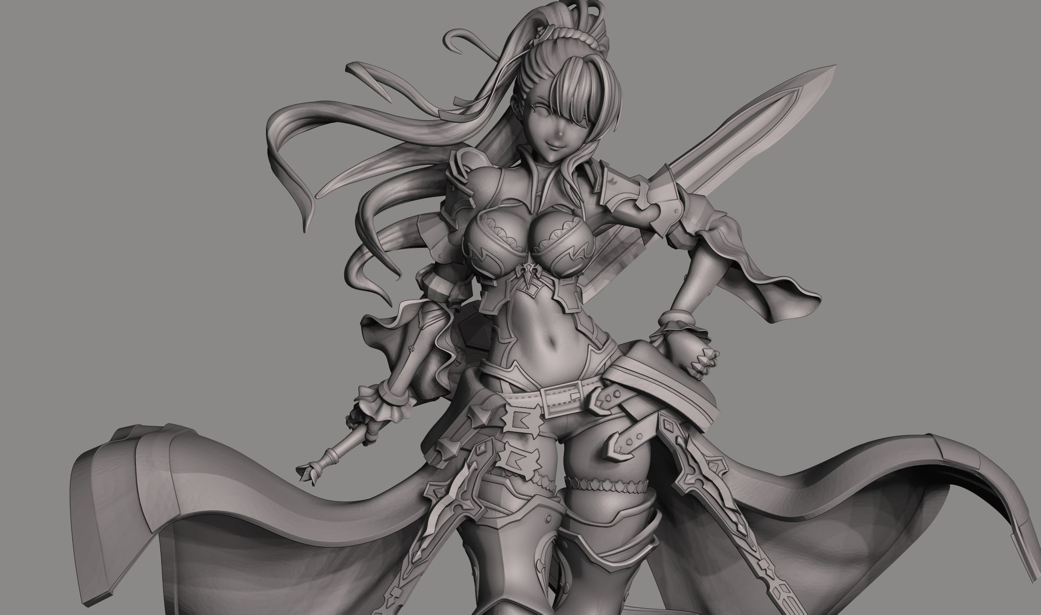 Beatrix - Granblue Fantasy Versus Rising 3D print model_16