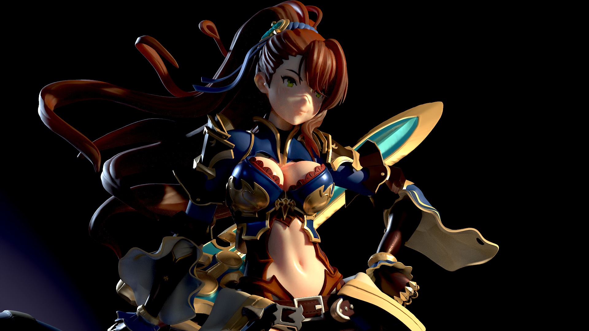 Beatrix - Granblue Fantasy Versus Rising 3D print model_3