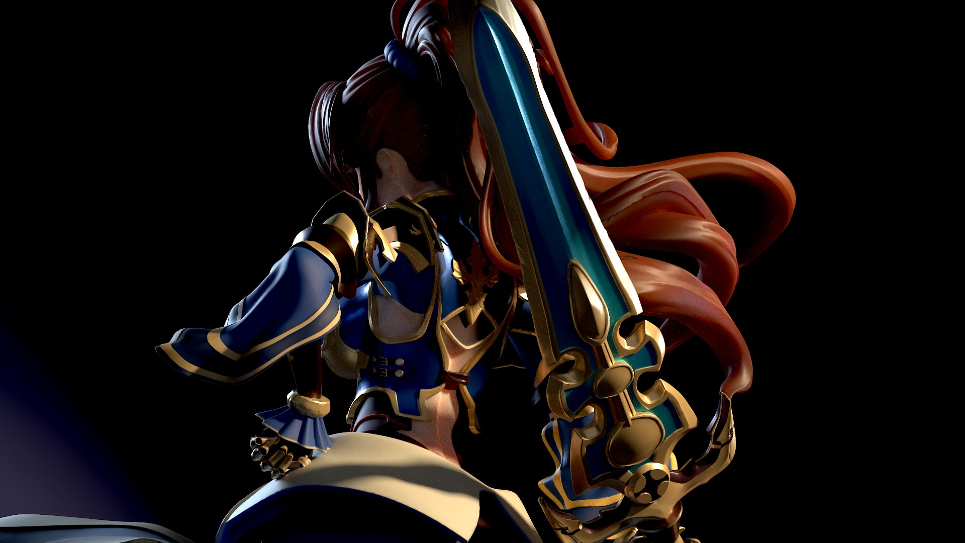 Beatrix - Granblue Fantasy Versus Rising 3D print model_5