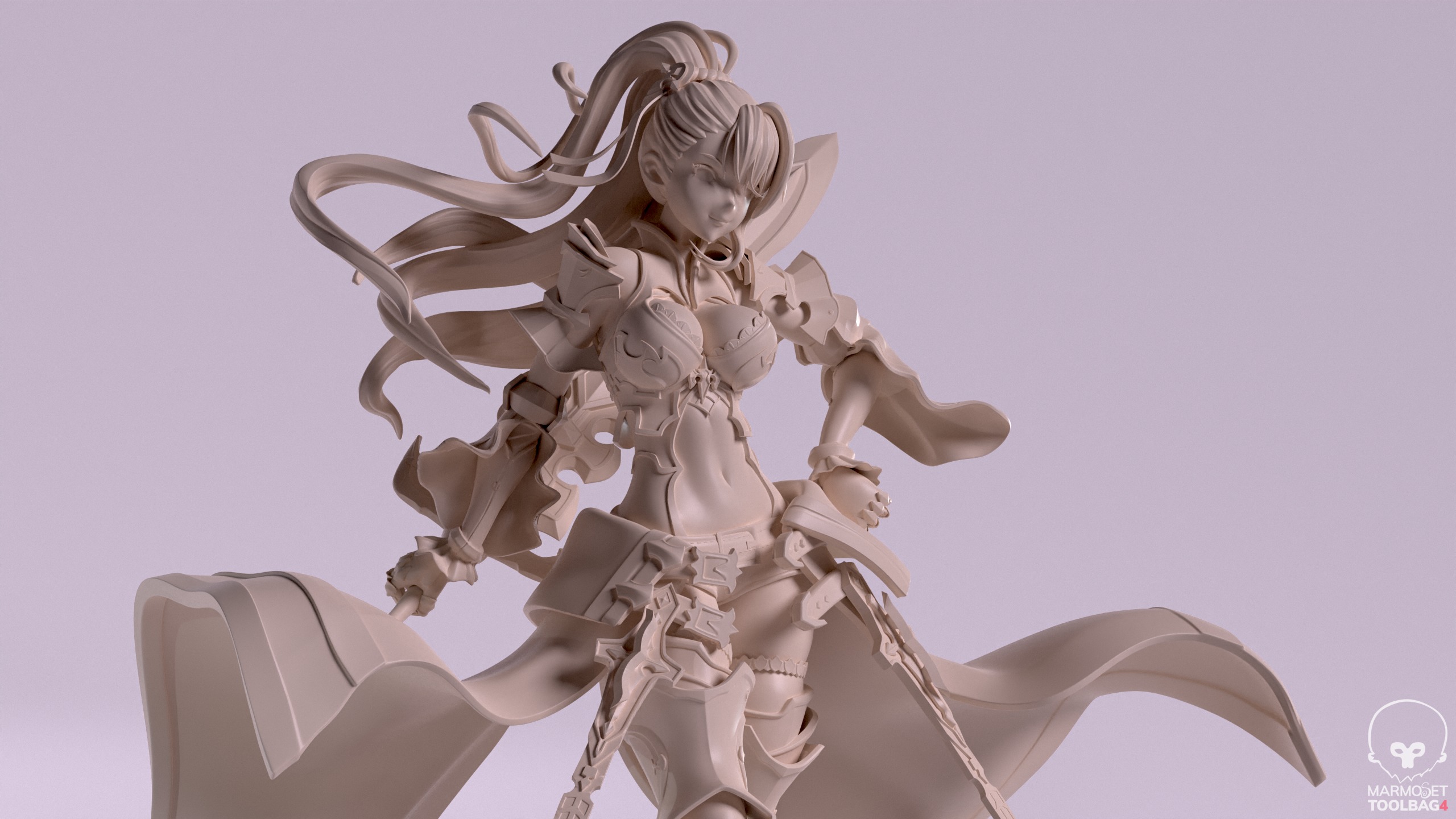 Beatrix - Granblue Fantasy Versus Rising 3D print model_19