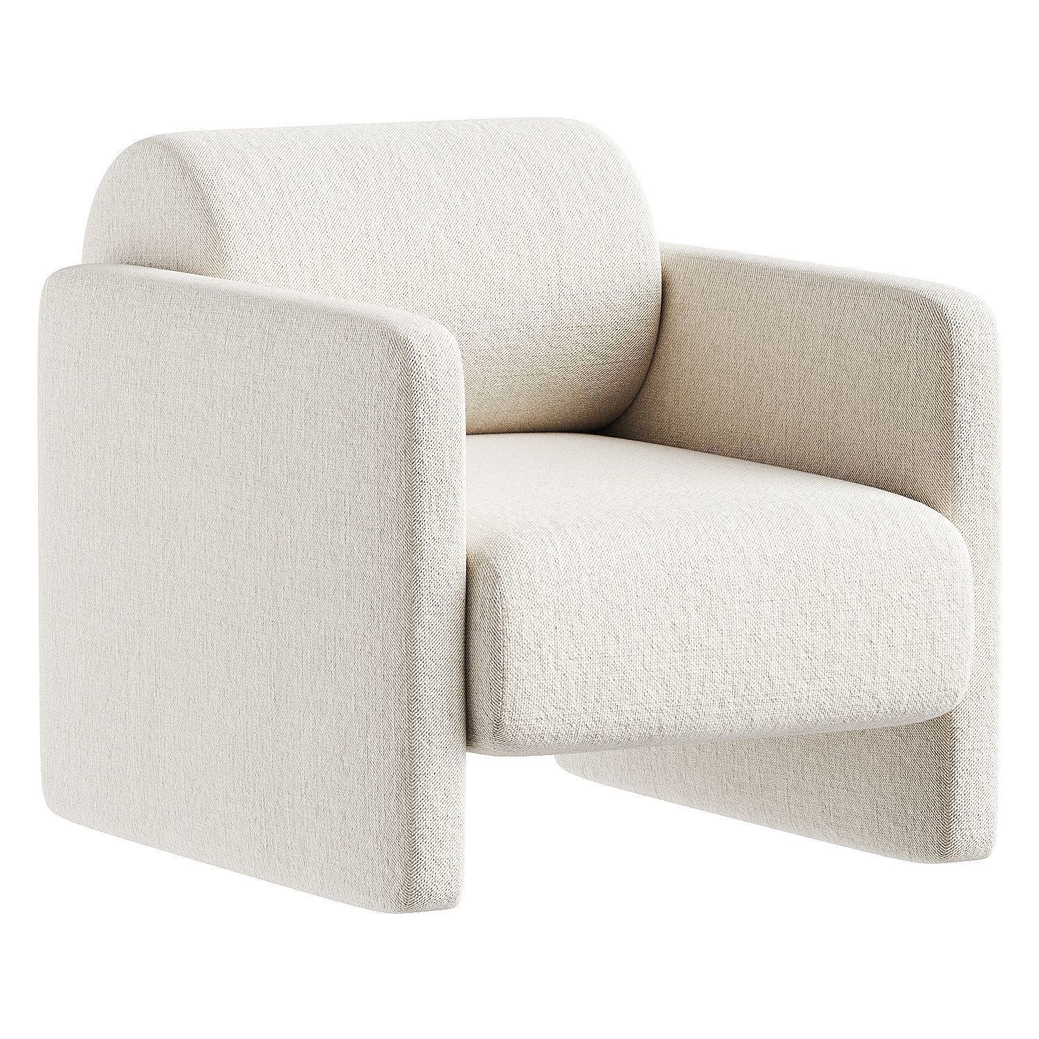 armchair 13 3D model_4