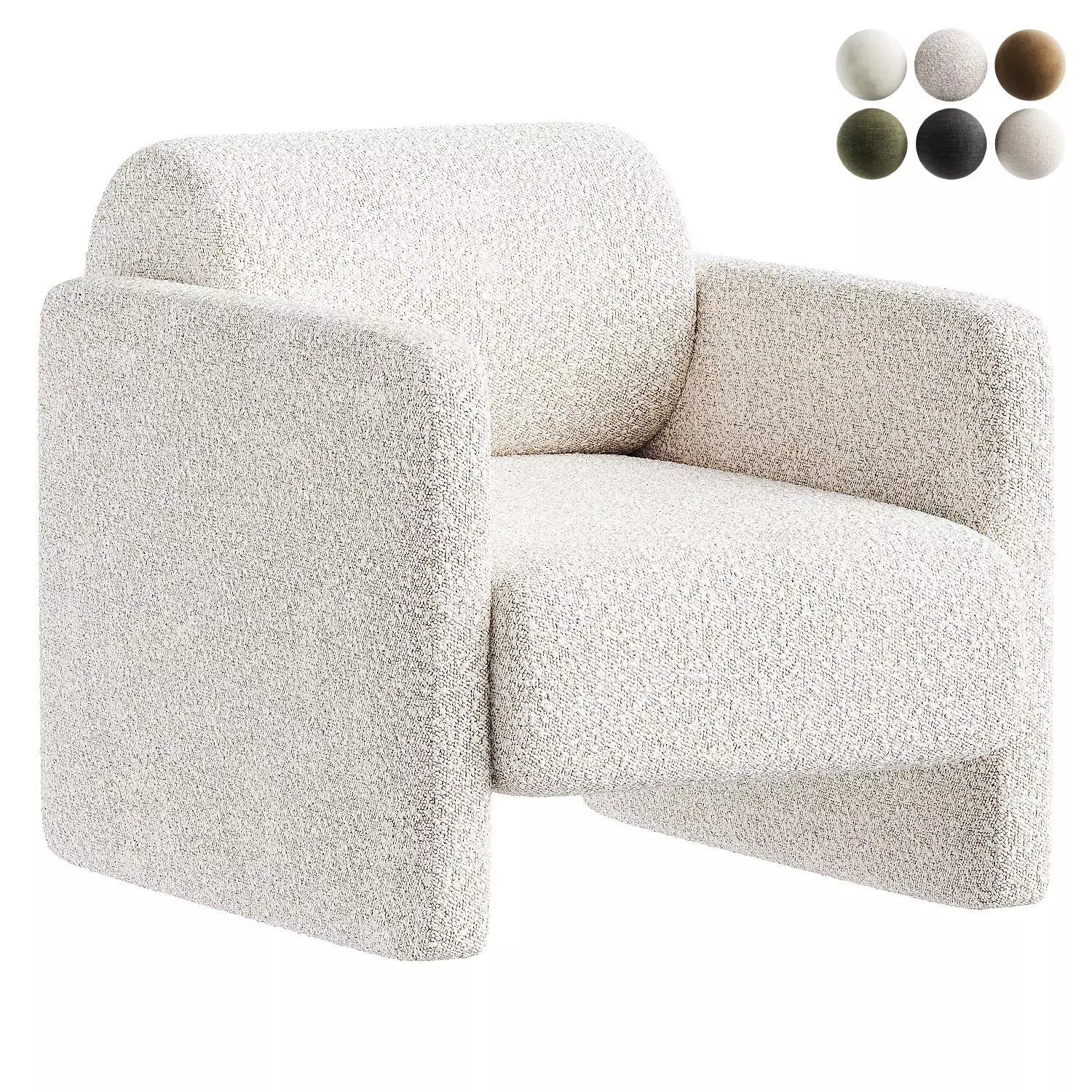 armchair 13 3D model_0