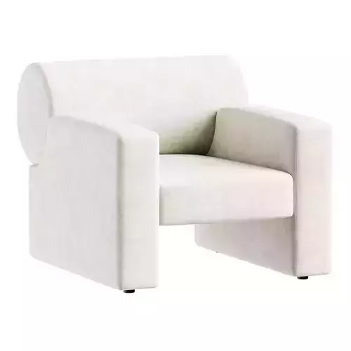 armchair white 3