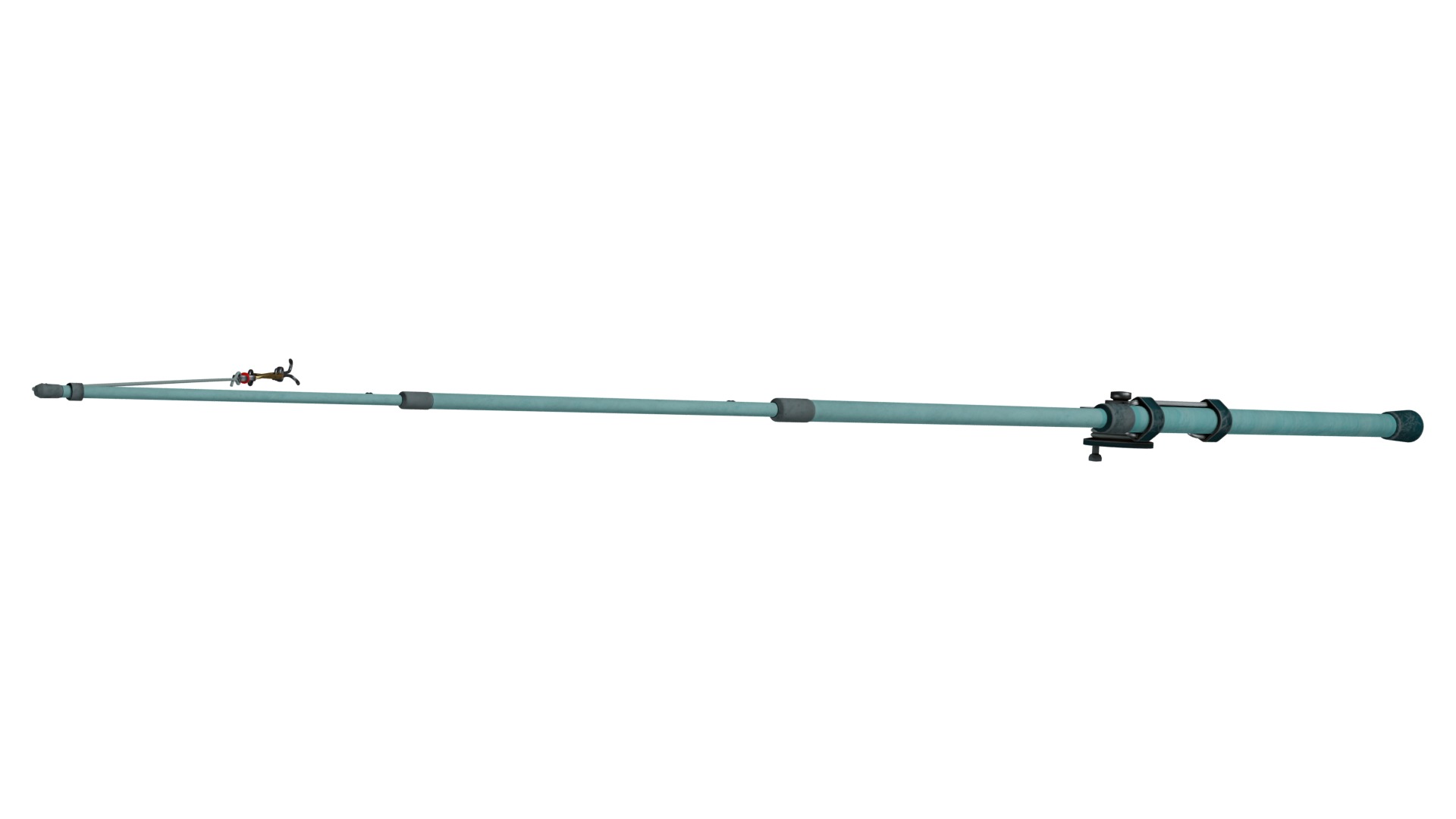 Fishing Rod Low-poly 3D model_8