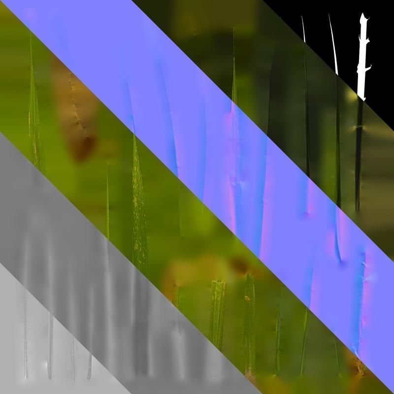 Anydrafts Indocalamus tessellatus Leaf 01 Texture_8