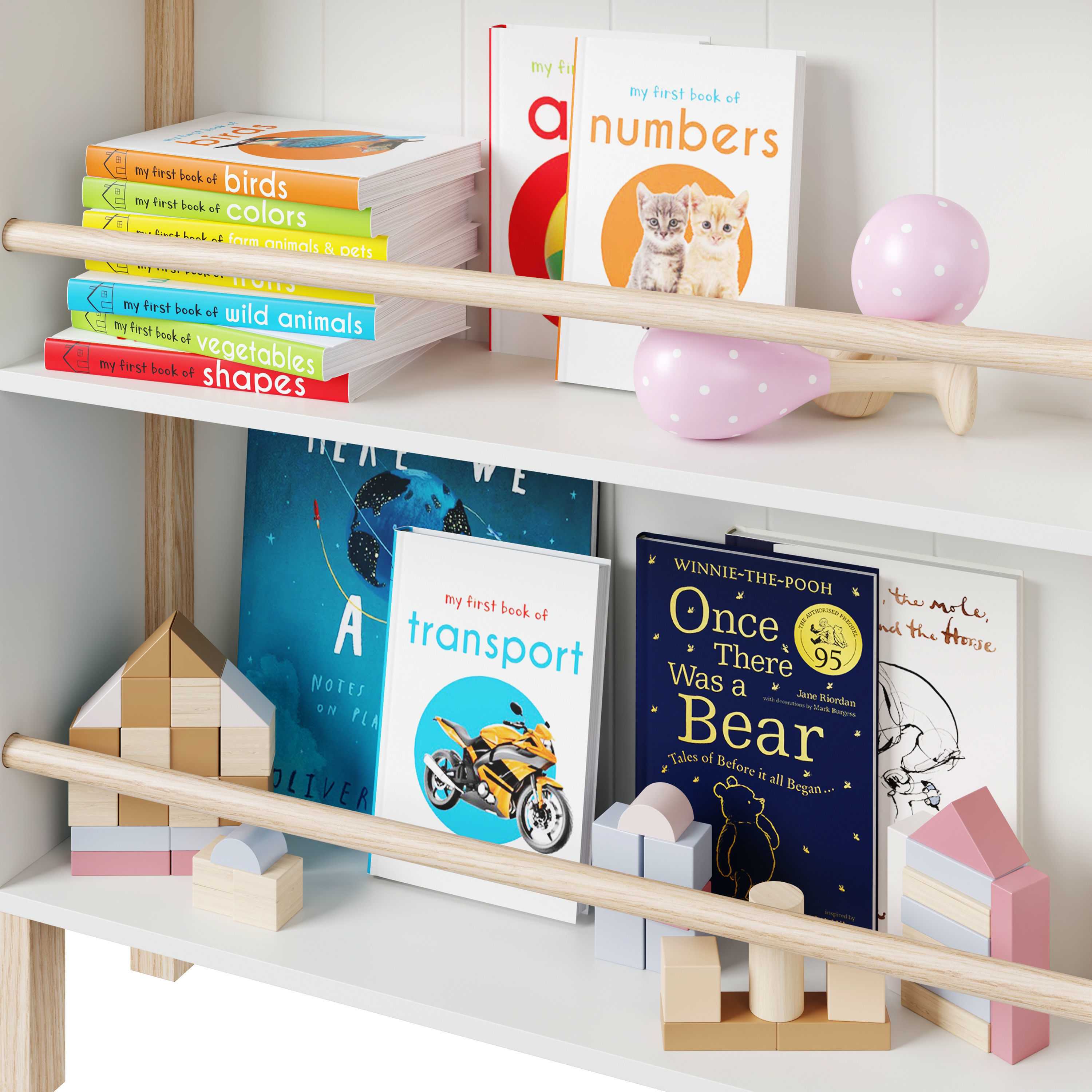 Kids furniture set 3D model_3