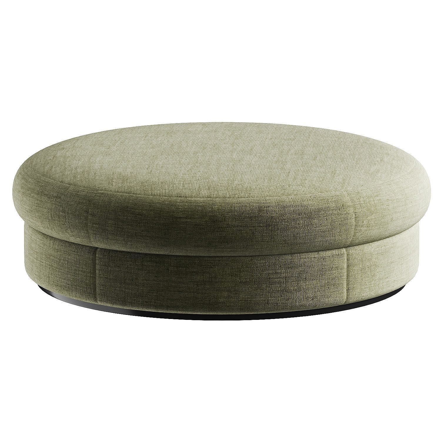 pouf armet 3D model_2
