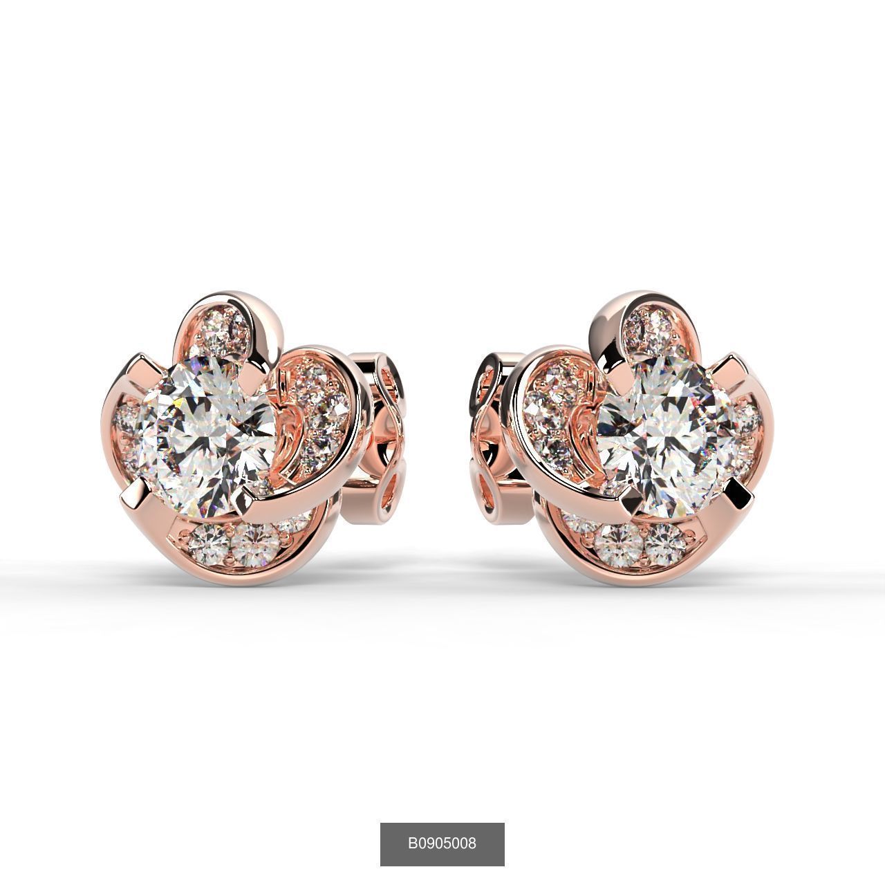 2024 B09 1-50 Earings 3D Model Collection-50 Files _49