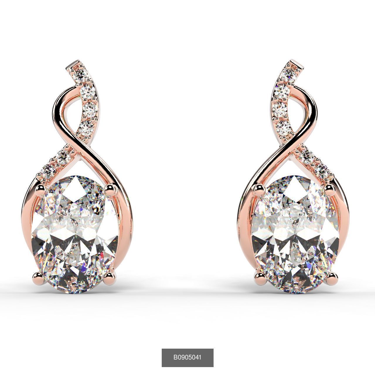 2024 B09 1-50 Earings 3D Model Collection-50 Files _16