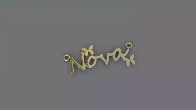 Jewelry Necklace Pendant  Nova 3D Print