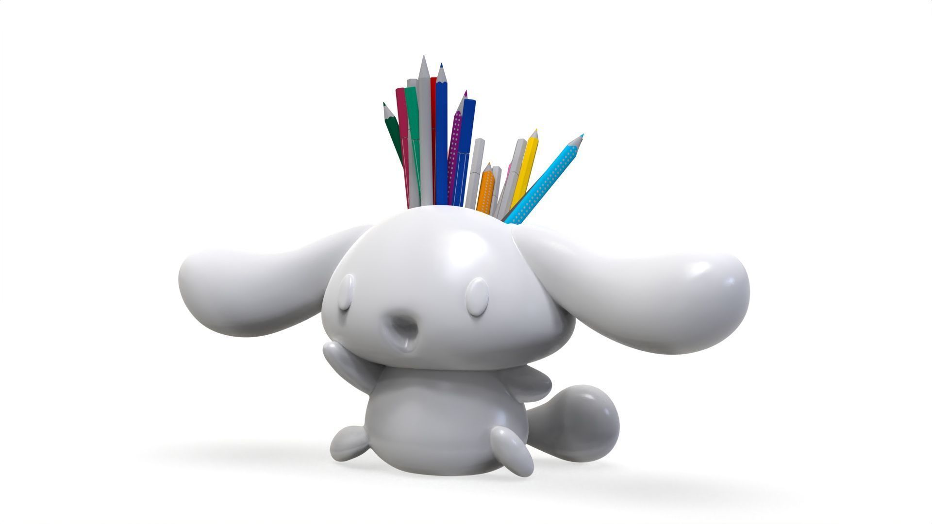 Cinnamoroll Pencil Holder 3D print model_1
