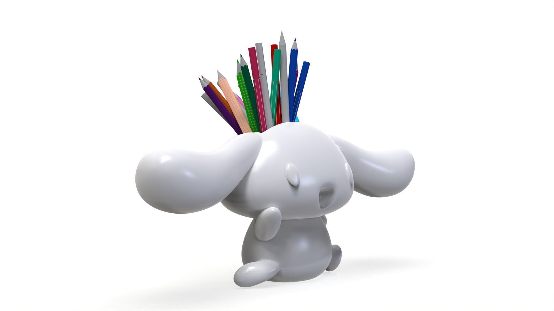 Cinnamoroll Pencil Holder 3D print model_2