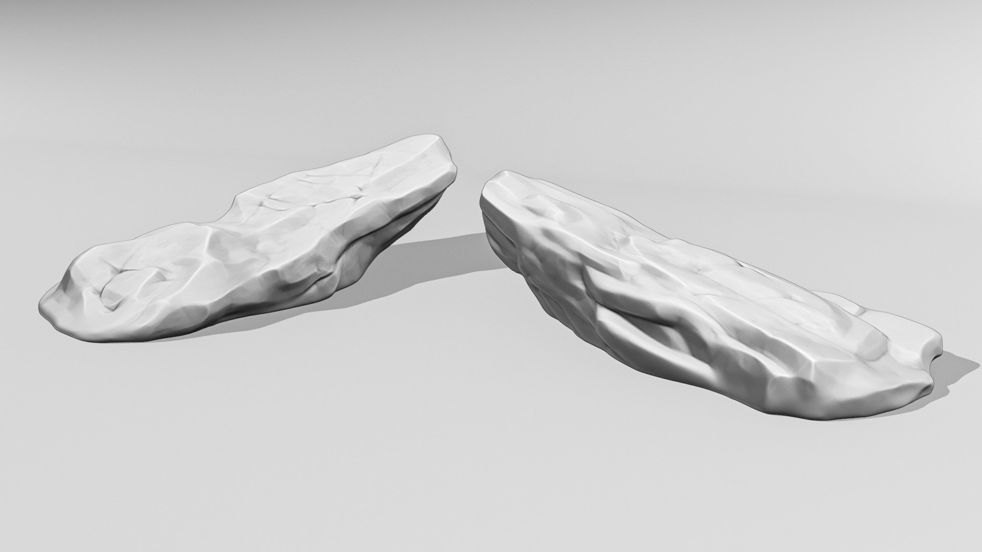 20 Unique 3D Printable Stones Perfect for Dioramas and Games 3D print model_7