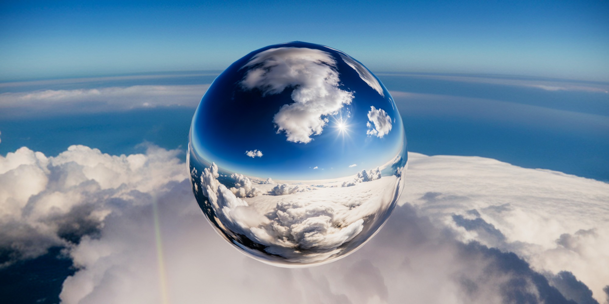 8K HDR Blue Sky White Clouds Backgrounds Pack 3D model_8