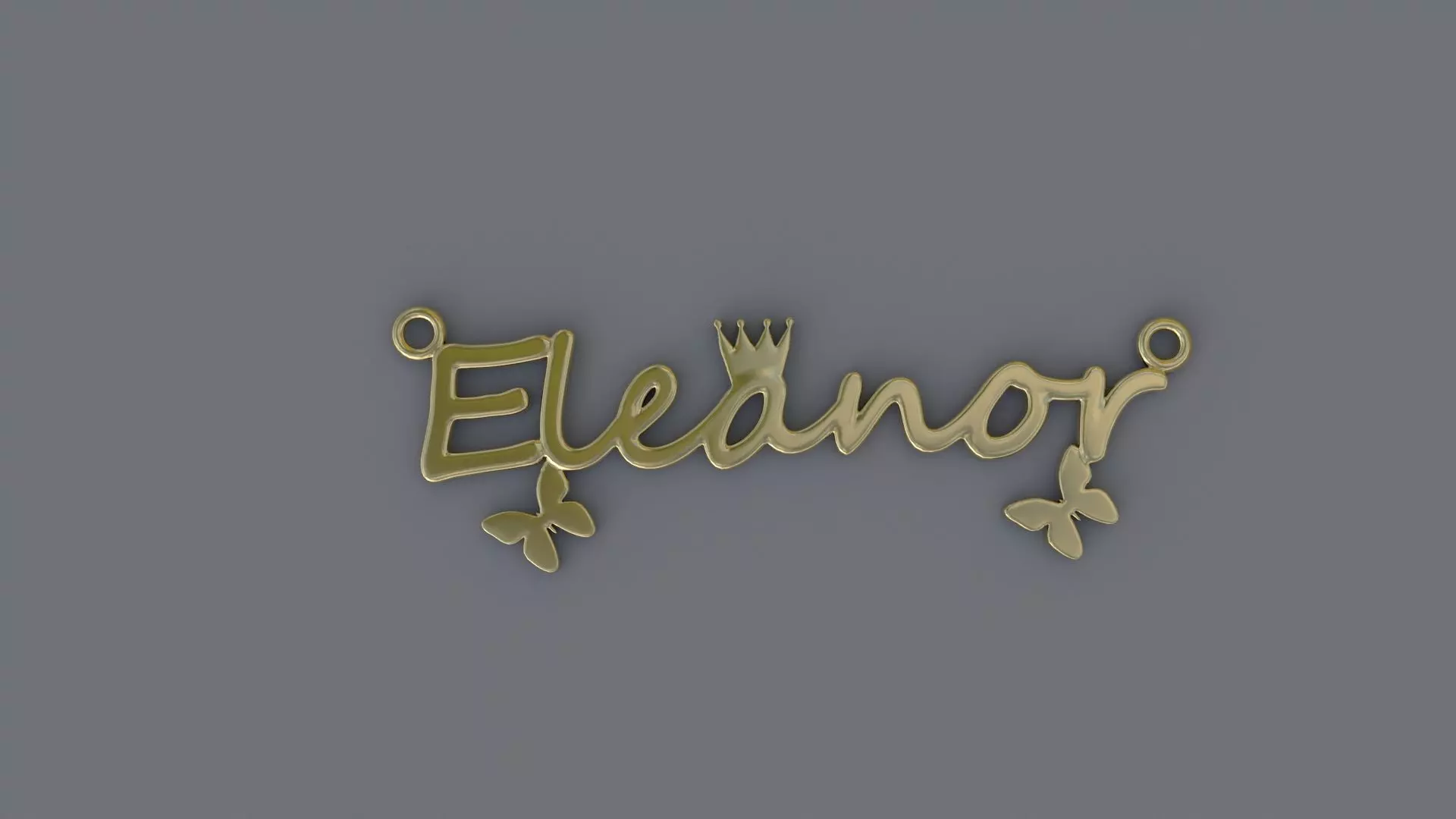 Jewelry Necklace Pendant Eleanor 3D Print 3D print model