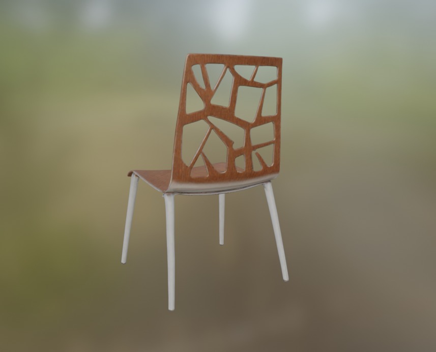 exotic chair  3D model_2
