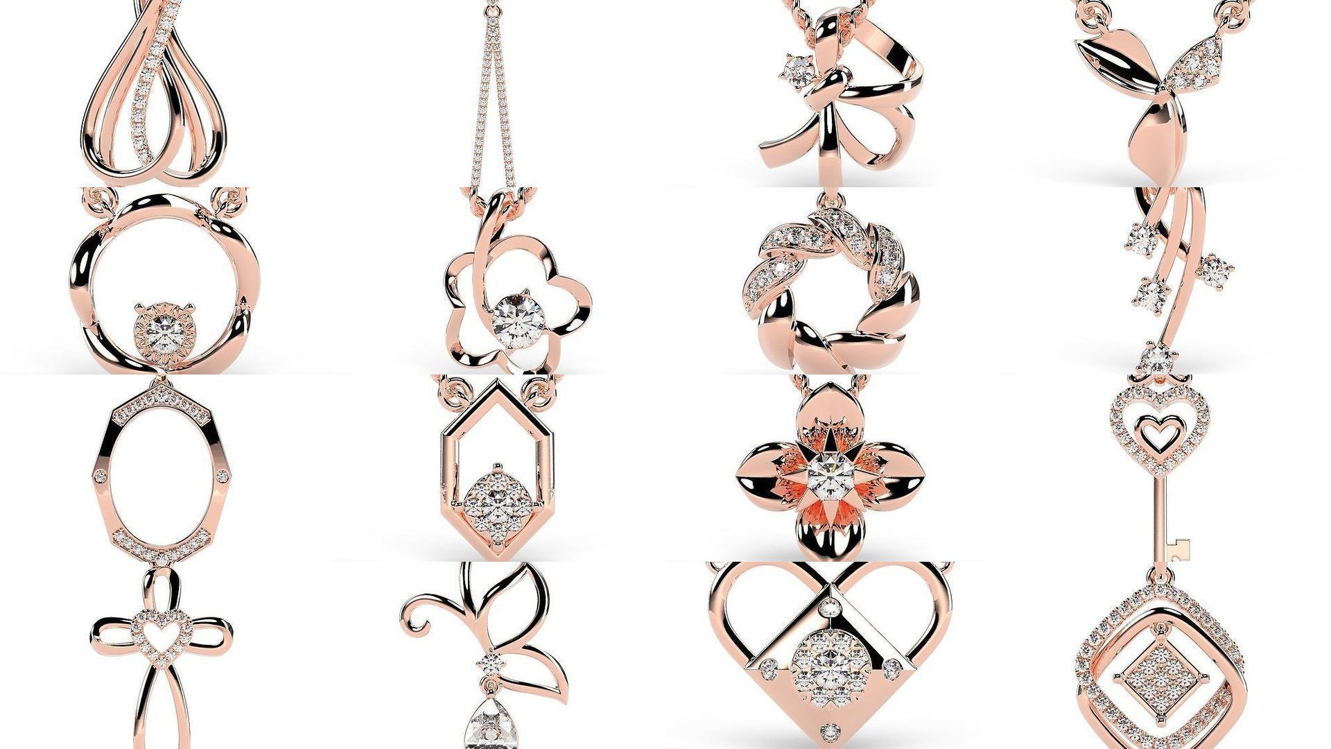 2024 B07 1-100 Pendants 3D Model Collection-100 Files _7