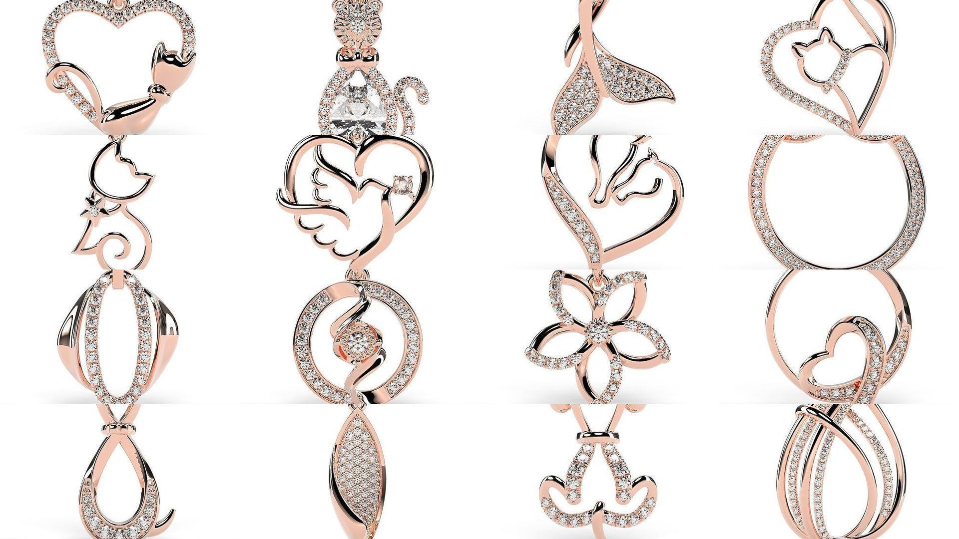 2024 B07 1-100 Pendants 3D Model Collection-100 Files _5