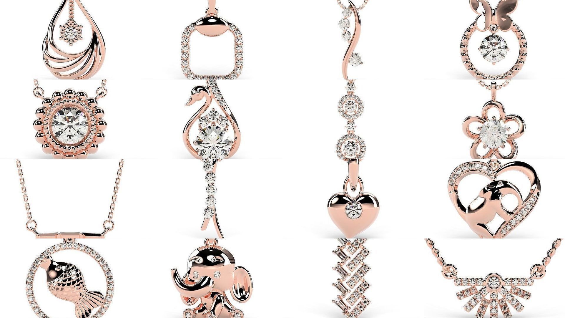 2024 B07 1-100 Pendants 3D Model Collection-100 Files _1