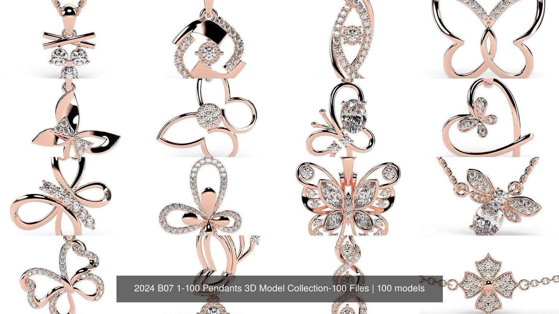 2024 B07 1-100 Pendants 3D Model Collection-100 Files _10