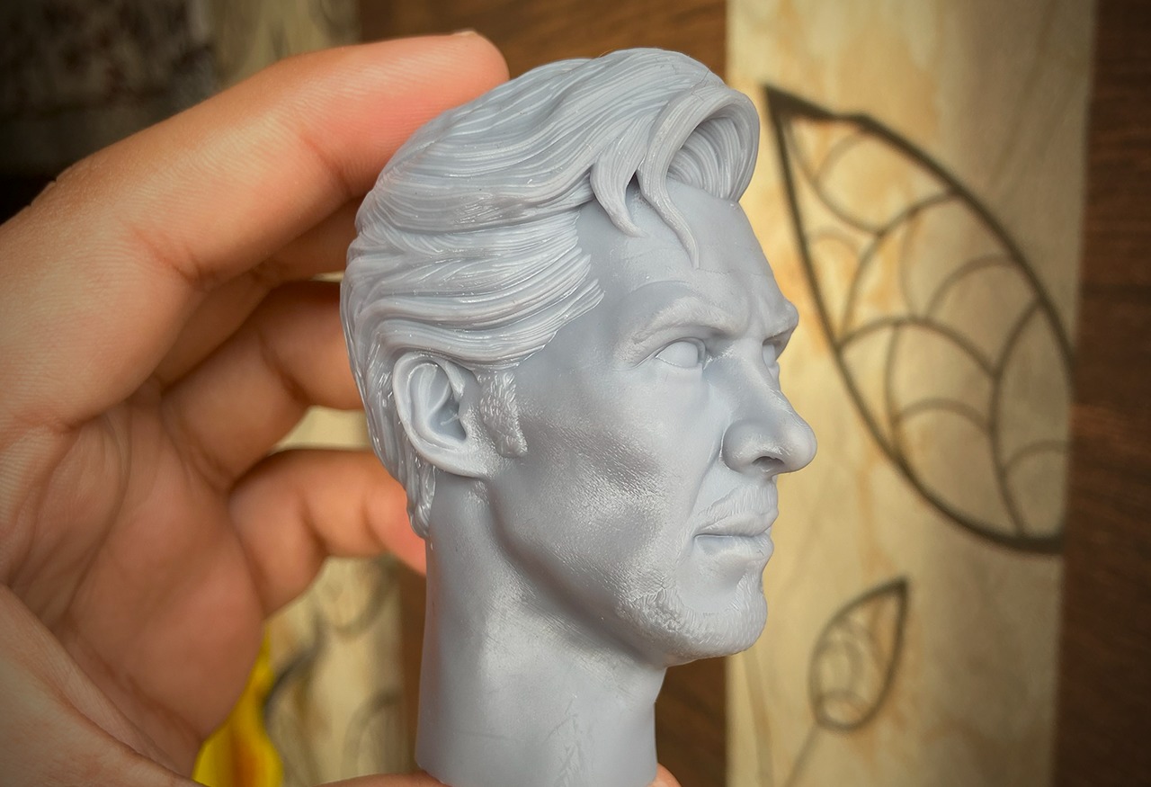 Dr Strange Head - Benedict Cumberbatch  3D print model_9