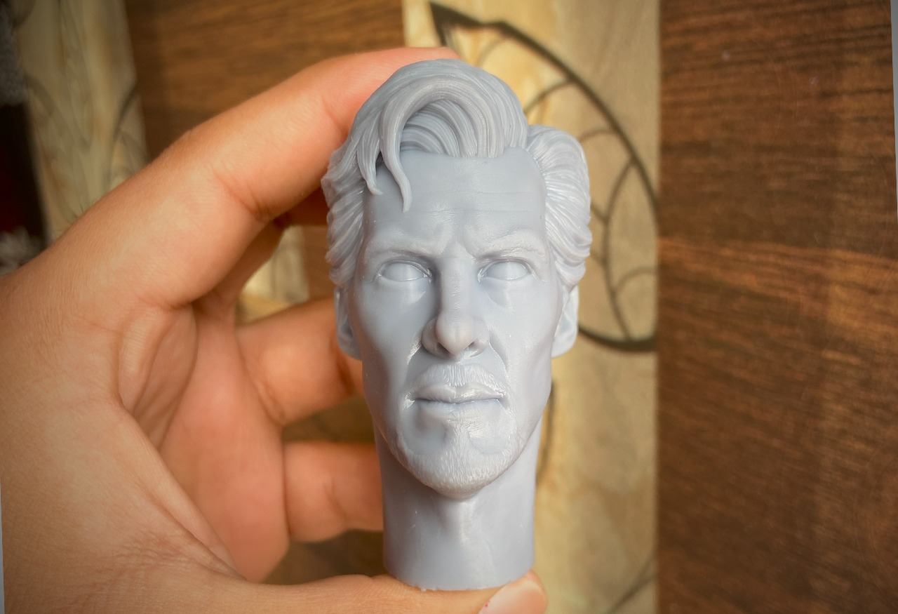 Dr Strange Head - Benedict Cumberbatch  3D print model_10