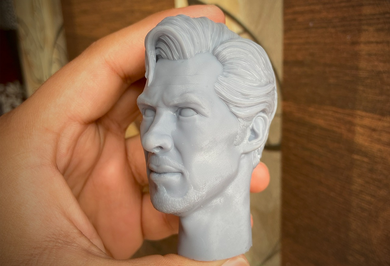 Dr Strange Head - Benedict Cumberbatch  3D print model_11