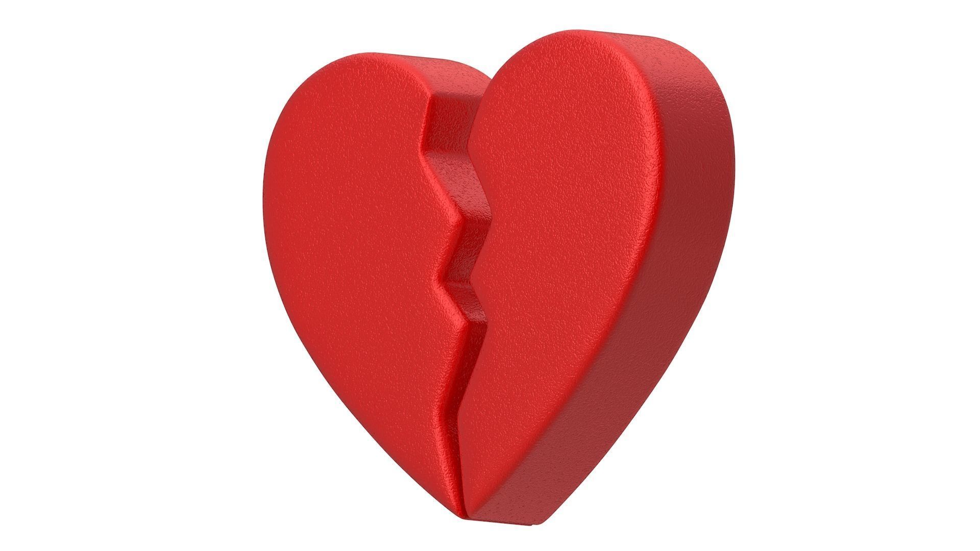 Broken Heart Emoji Collection 3D model_30