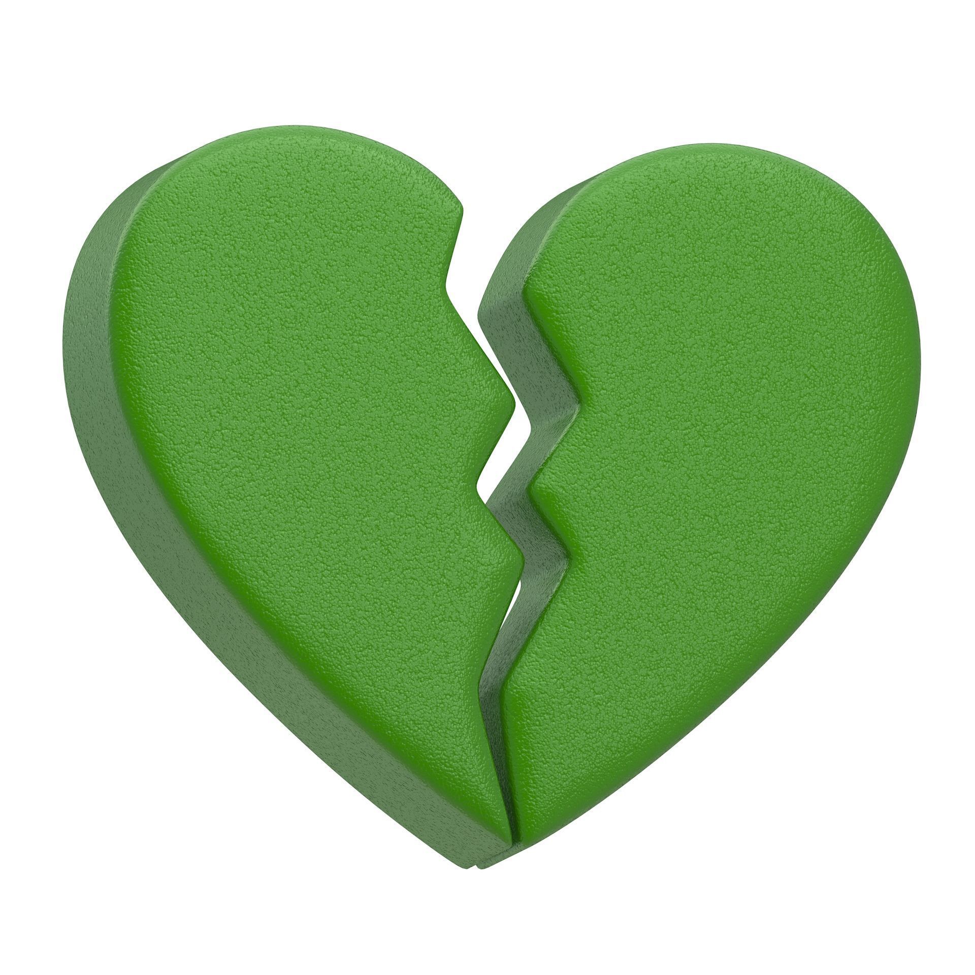 Broken Heart Emoji Collection 3D model_7