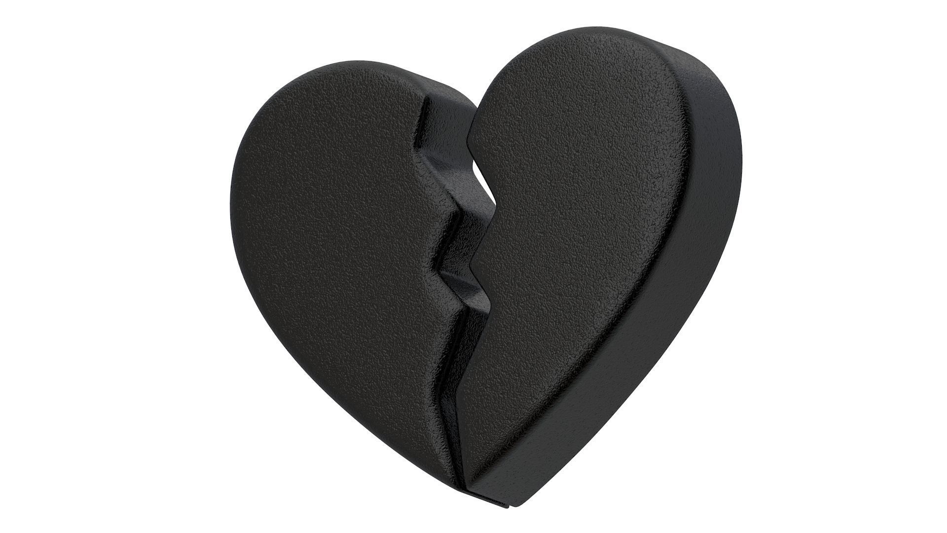 Broken Heart Emoji Collection 3D model_6