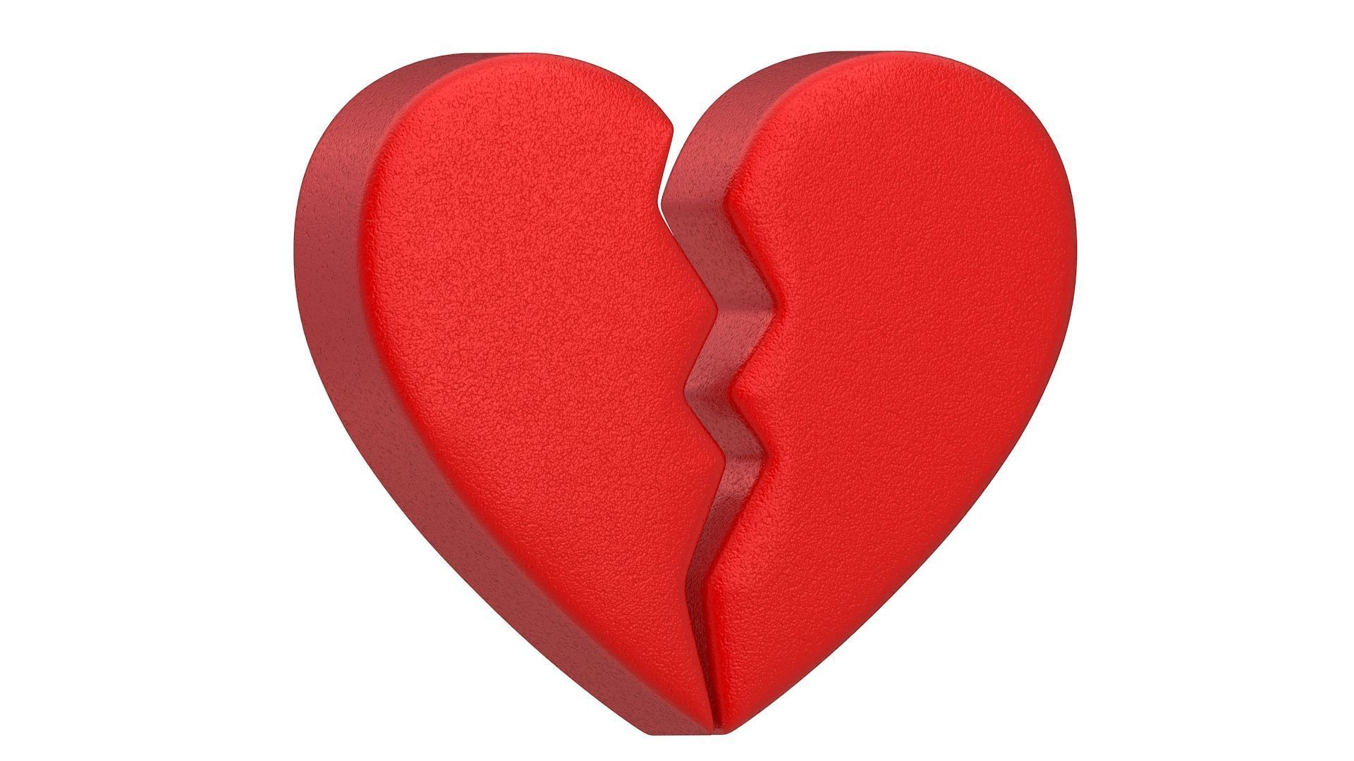 Broken Heart Emoji Collection 3D model_26