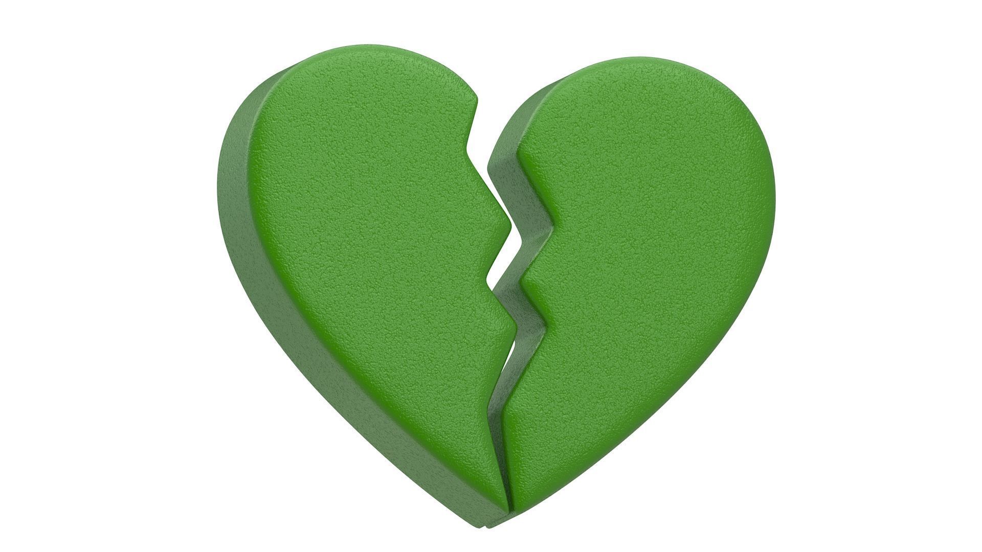 Broken Heart Emoji Collection 3D model_8