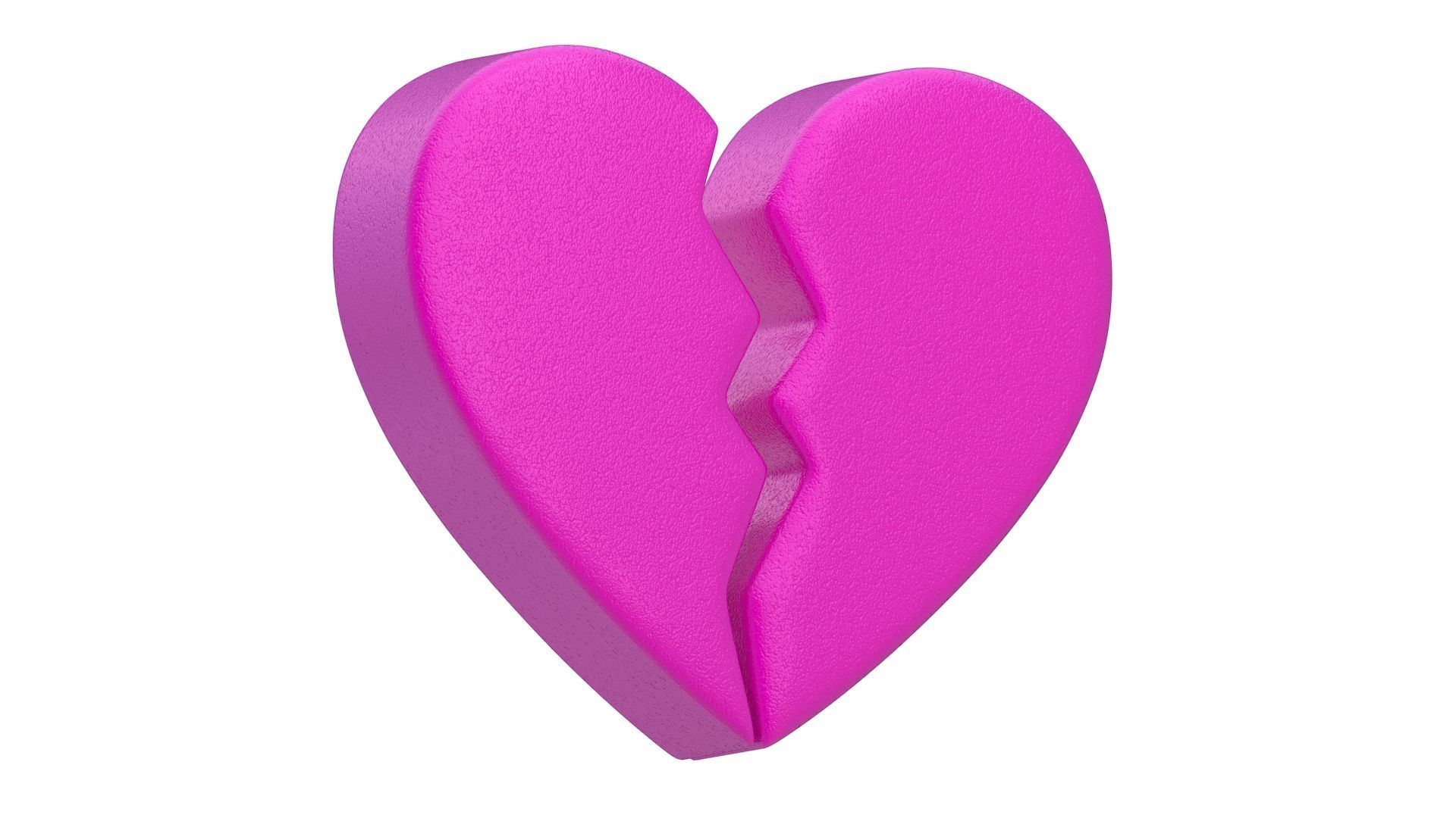 Broken Heart Emoji Collection 3D model_21