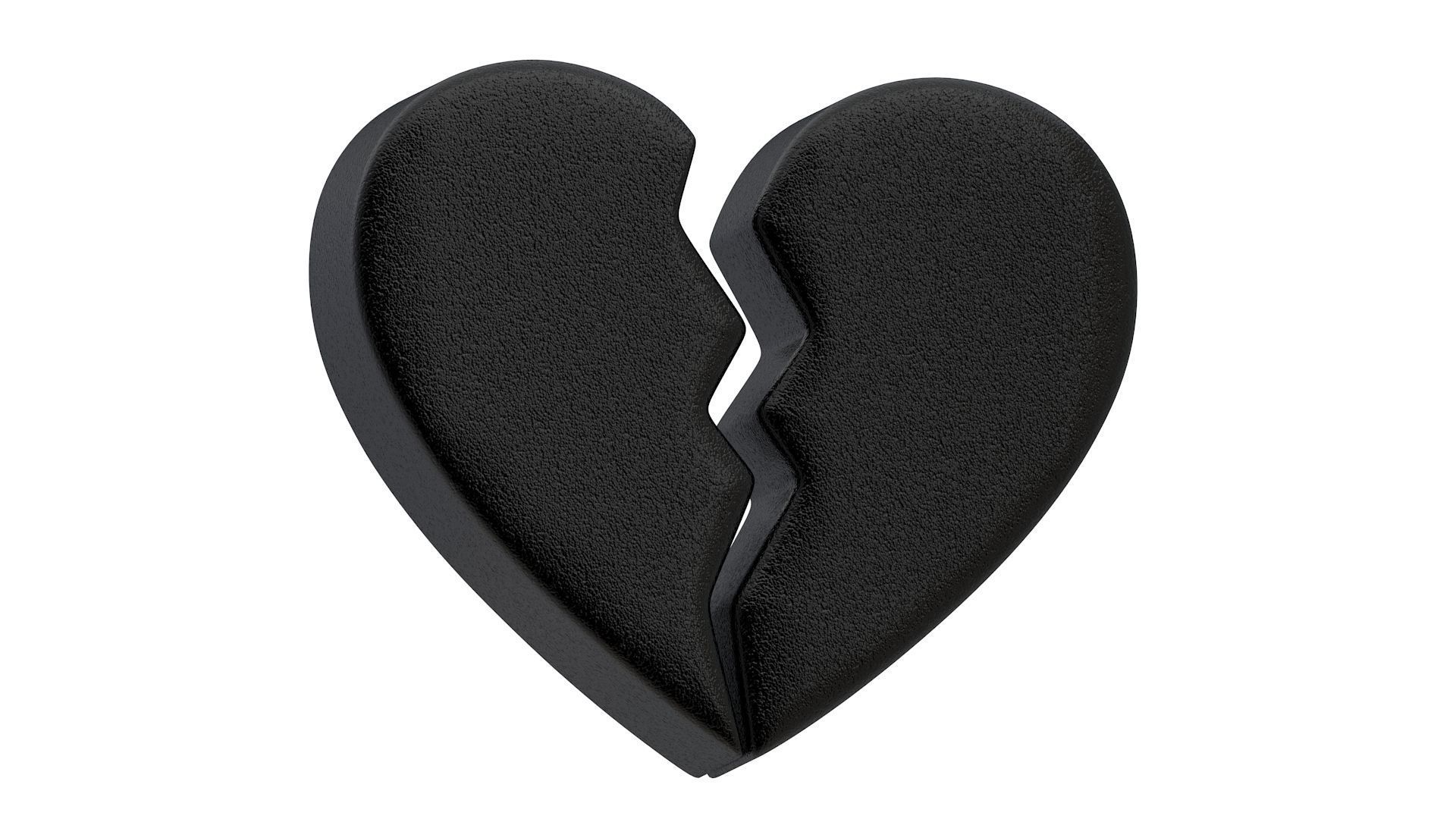 Broken Heart Emoji Collection 3D model_2