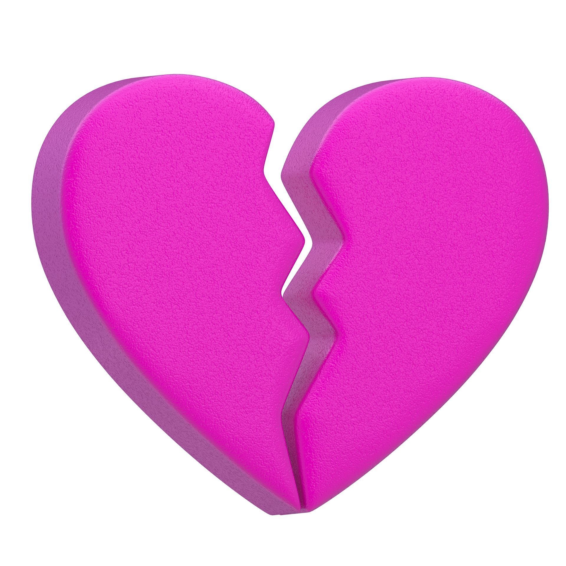Broken Heart Emoji Collection 3D model_19