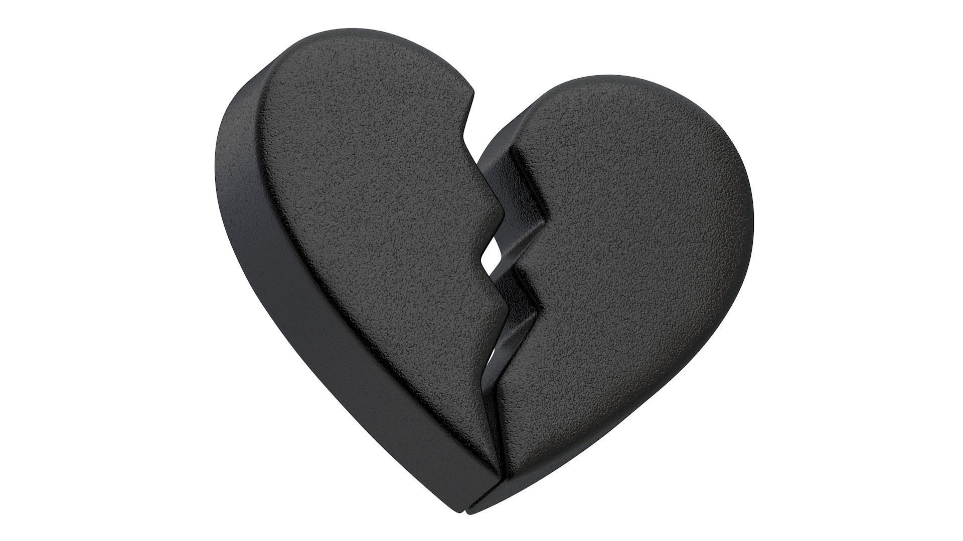 Broken Heart Emoji Collection 3D model_5