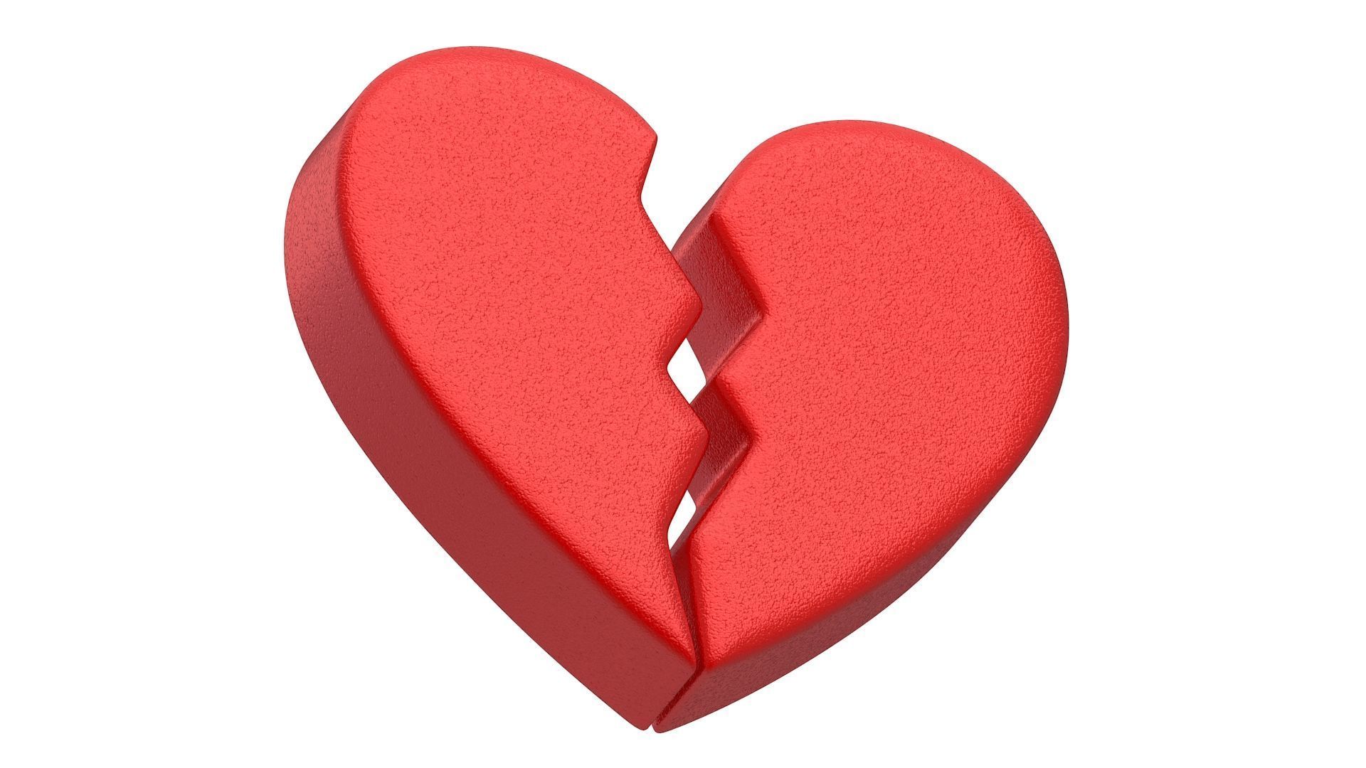 Broken Heart Emoji Collection 3D model_29