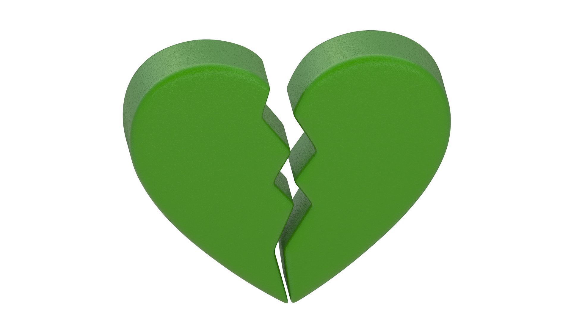 Broken Heart Emoji Collection 3D model_10